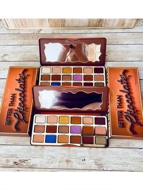 NWT 2 Too Faced Better Than Chocolate Cocoa-Infused Eye Shadow Palette - 0.69 oz